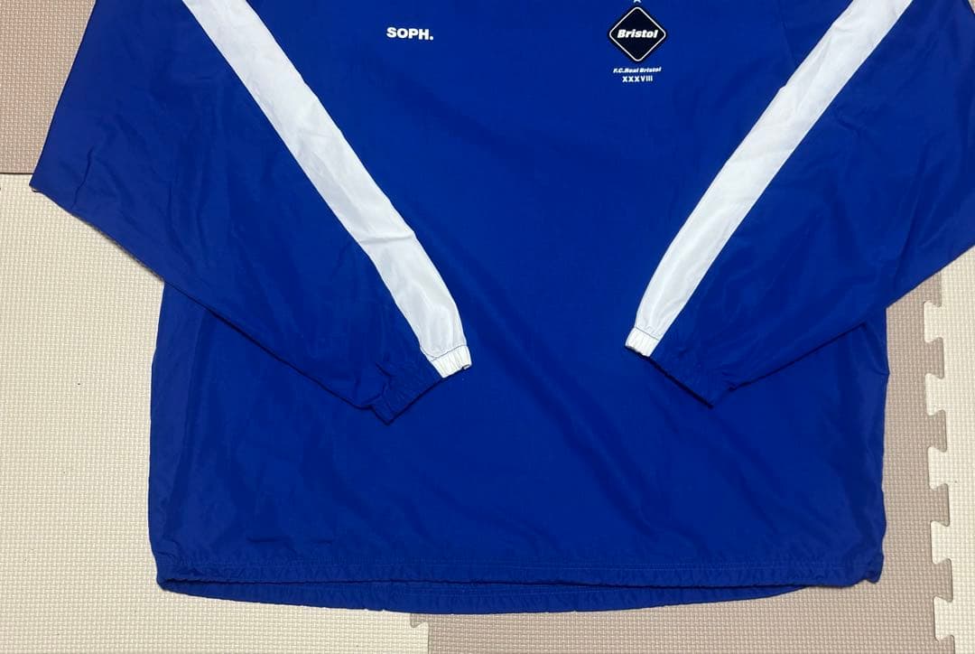 【未使用級】F.C.R.B. ブリストル ブルー ピステ L 背面ロゴ 極美品