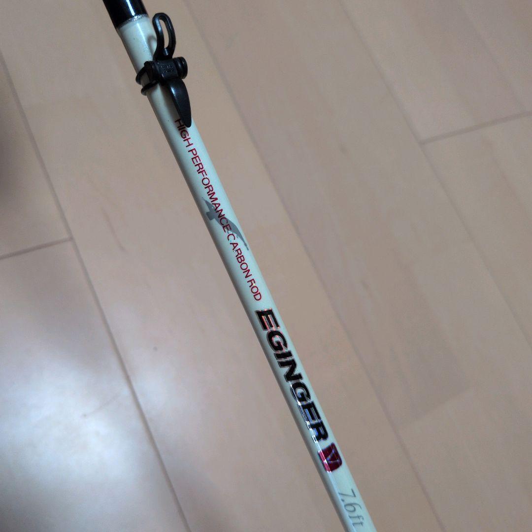 BLACK　エギング　アオリイカ　ロッド　リール　ダイワ　本体　セット