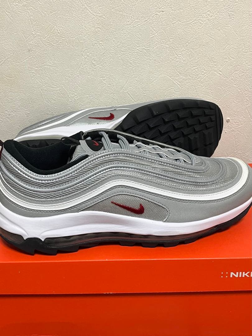 シューズ(男性用) Nike Golf Air Max 97 GOLF Silver Ballet