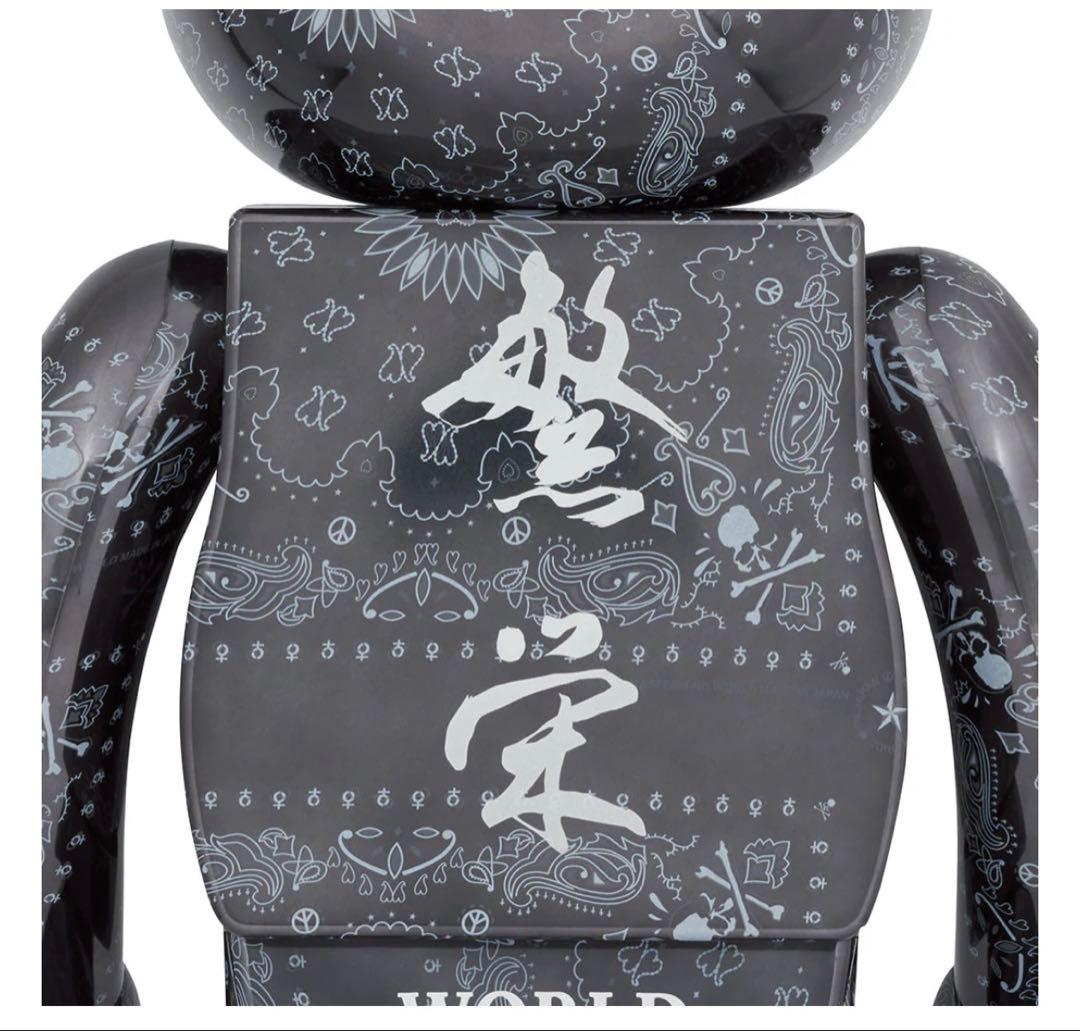 BE@RBRICK MASTERMIND WORLD BANDANA 1000％