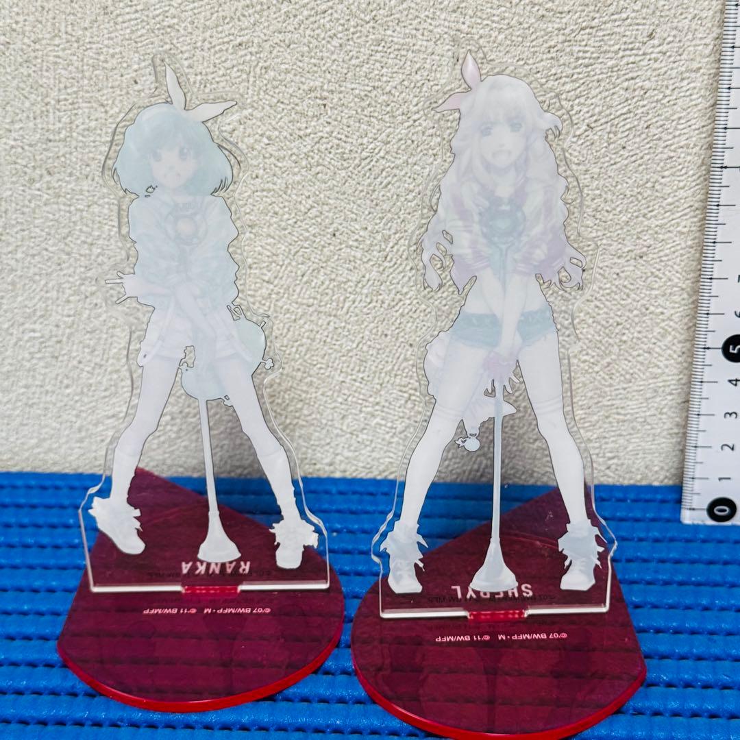 マクロスF マクロスなつかし画廊 アクリルスタンド シェリル ランカ セット ゃ