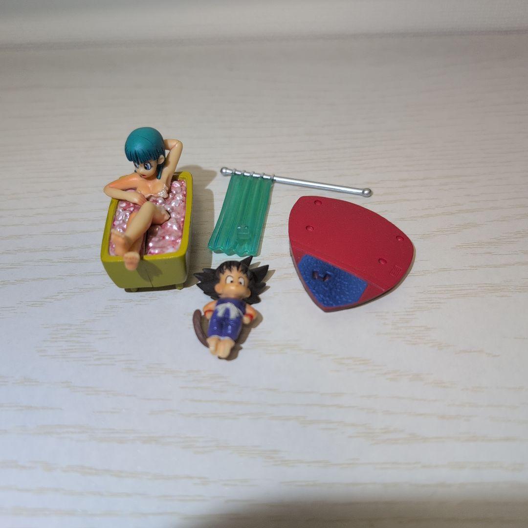 ドラゴンボールカプセル 孫悟空 ブルマ 入浴