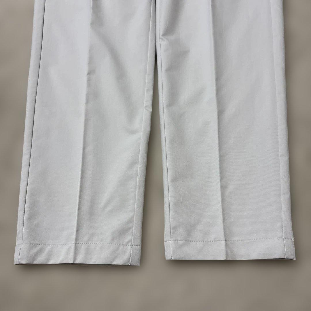 新品☆DESCENTE 『BLUE LABEL』ゴルフパンツ　ライトグレー　M