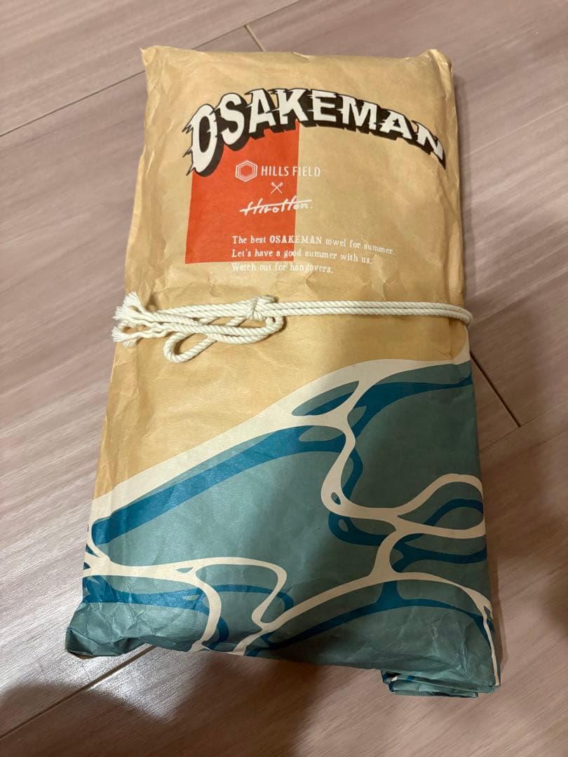 【激レア‼️】ヒルズフィールド　OSAKEMAN バスタオル ブラック