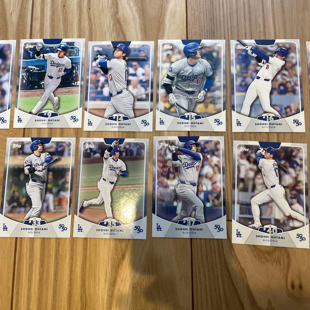 【49枚セット/空箱＆空袋付き】大谷翔平 Topps 50/50