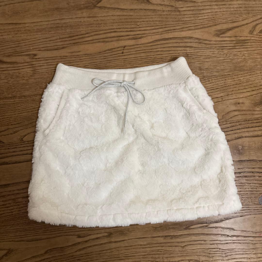 キャロウェイホワイトファーゴルフウェアセットアップ美品