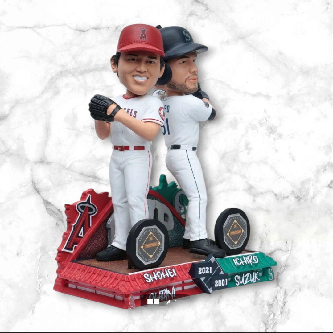 KN　　　大谷翔平　イチロー　 MVP受賞記念 ボブルヘッド