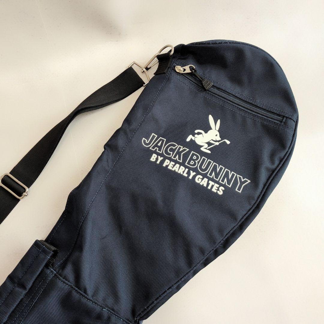 【極美品】ジャックバニー ネイビー　ゴルフ クラブケース ショルダー付