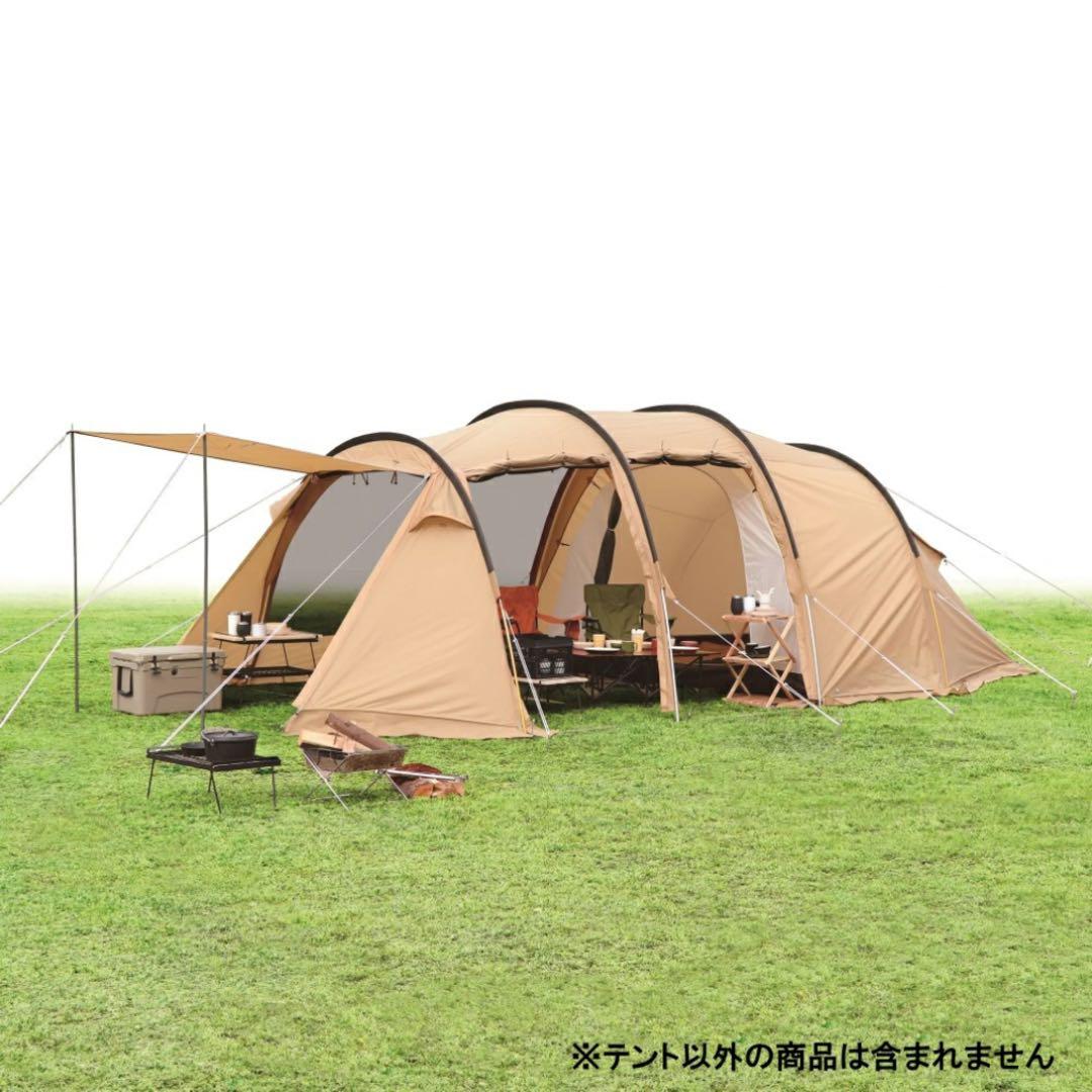 イグニオ 2ルーム型テント　ドームテント 4人用　キャノピー　キャンプ　新品