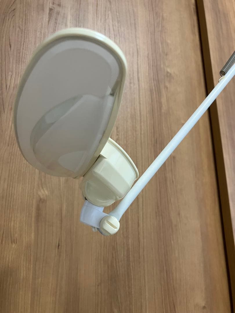 スワン電器　フロアスタンド￼　アーム式 ホワイト