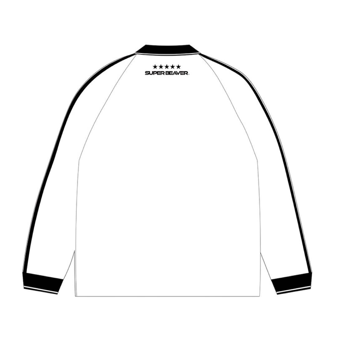 SUPER BEAVER サッカーシャツ ホワイト XLサイズ 長袖 ①