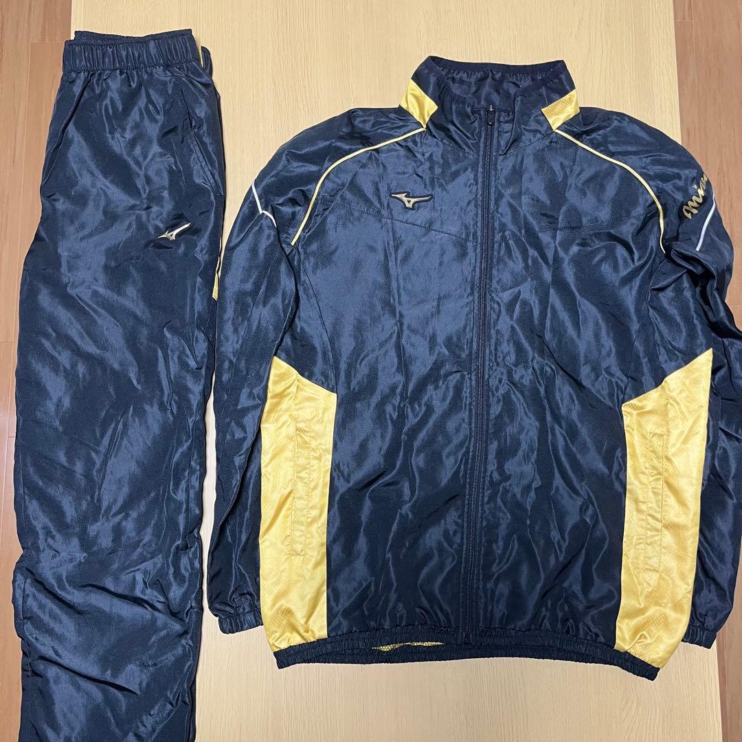 2点セット MIZUNO PRO ウィンドブレーカー＆テックシールド 上下 L