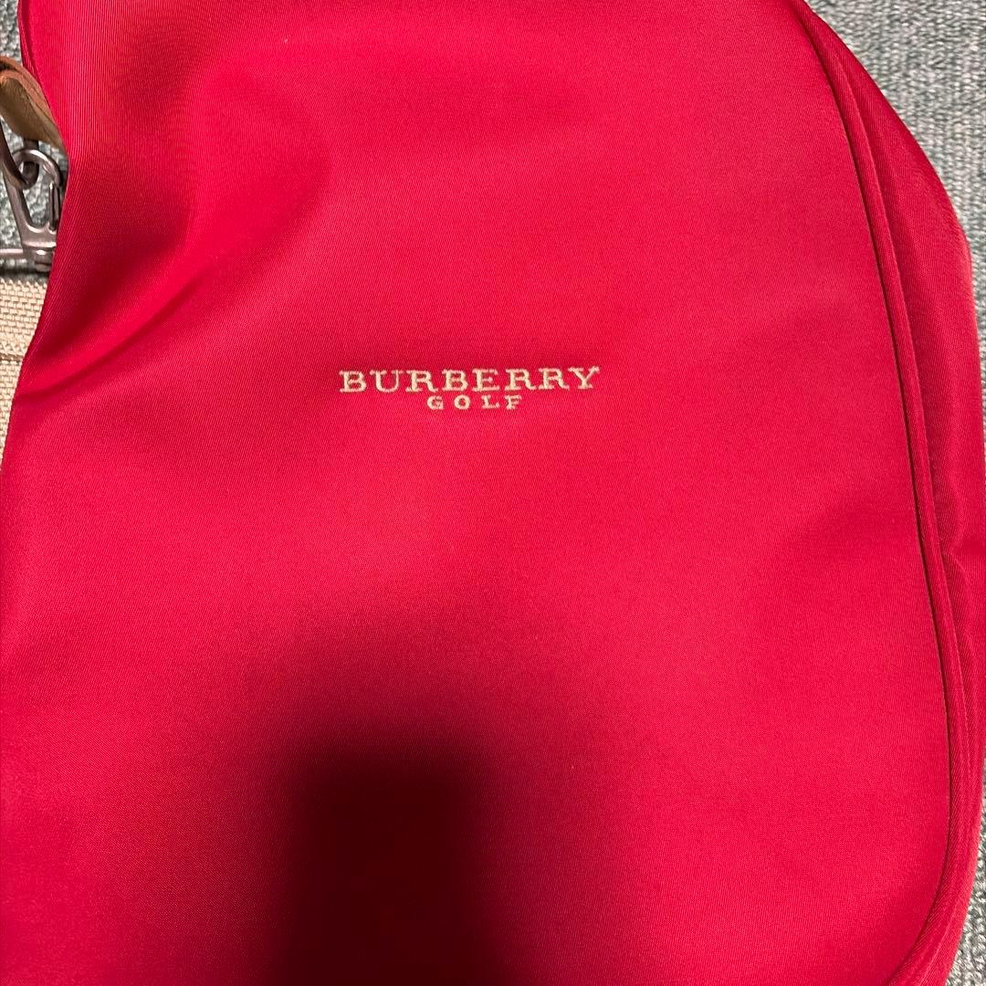 BURBERRY GOLF 赤 キャディバッグ