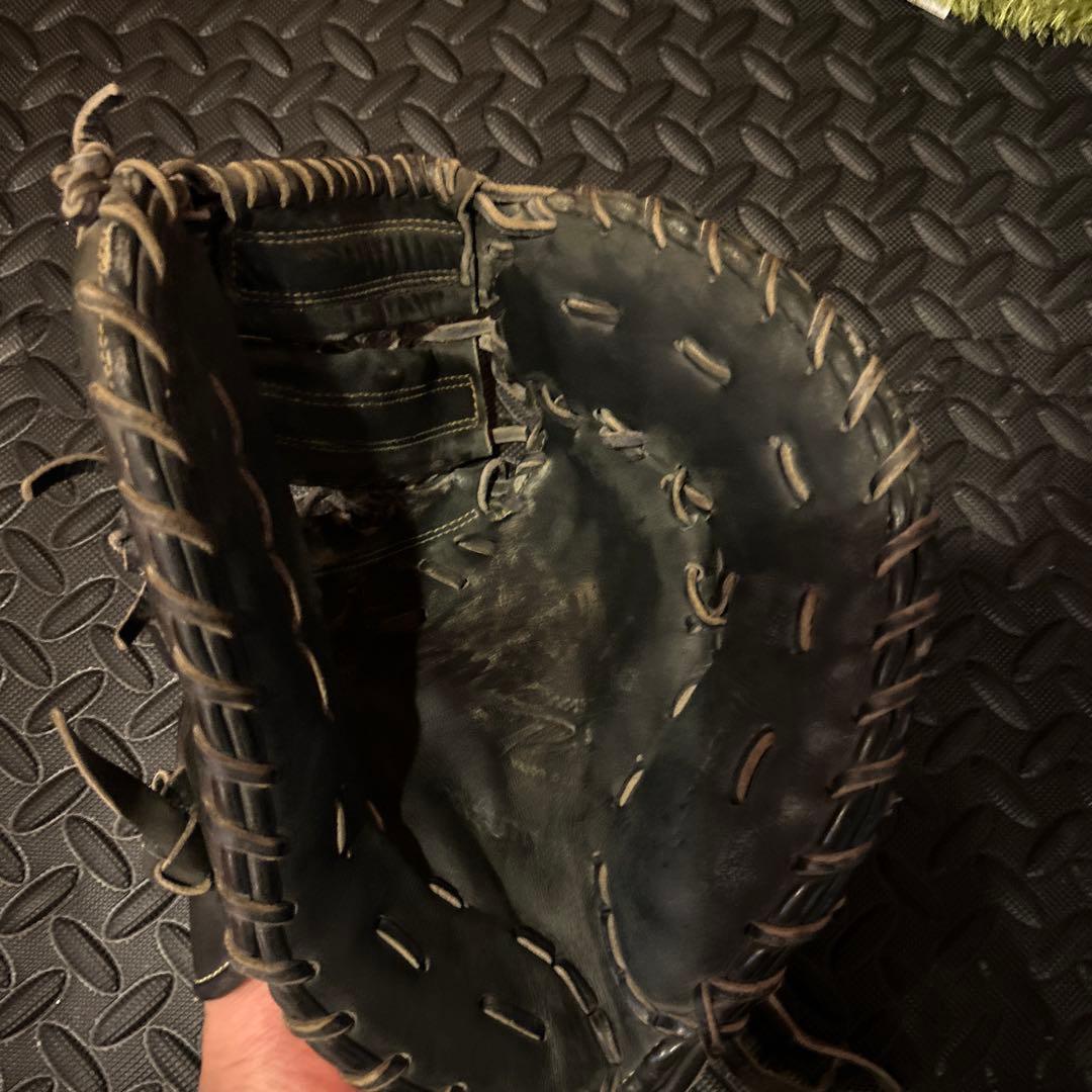 黒 ミズノプロ軟式野球グローブ