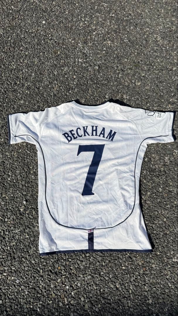 【UMBRO】イングランド代表 7番BECKHAM02 日韓W杯 ユニフォーム