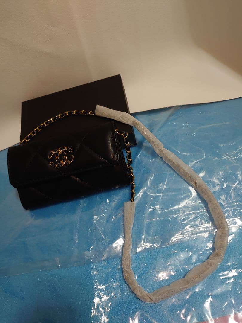 CHANEL 黒いショルダーバッグ