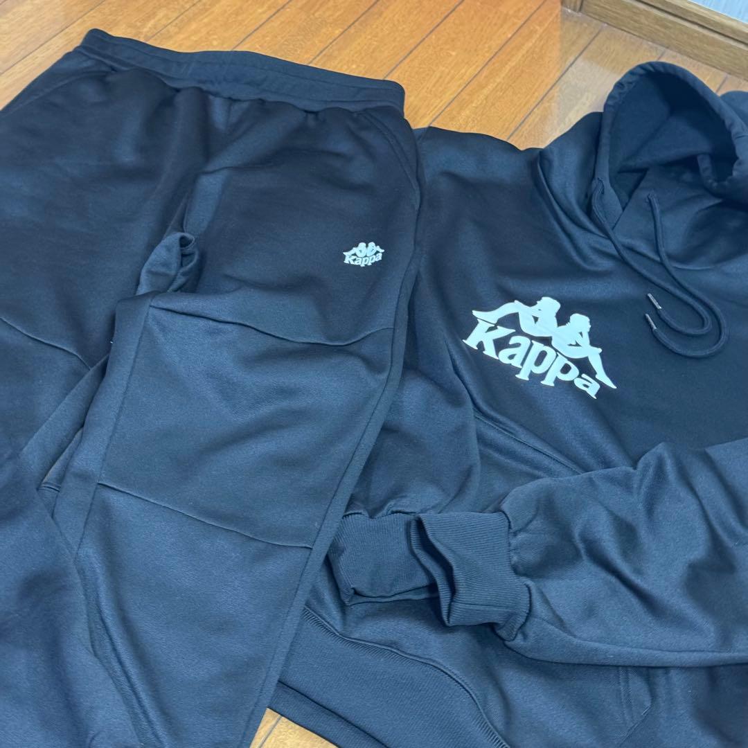 【新品未使用】Kappa ブラック ジャージセットアップ