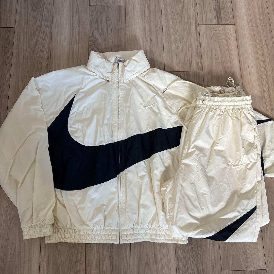 Nike ジャージ上下セット アイボリー/ブラック