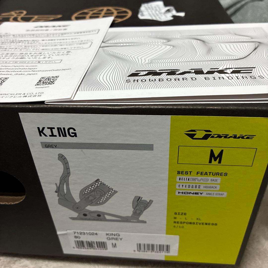DRAKE KING スノーボードビンディング M