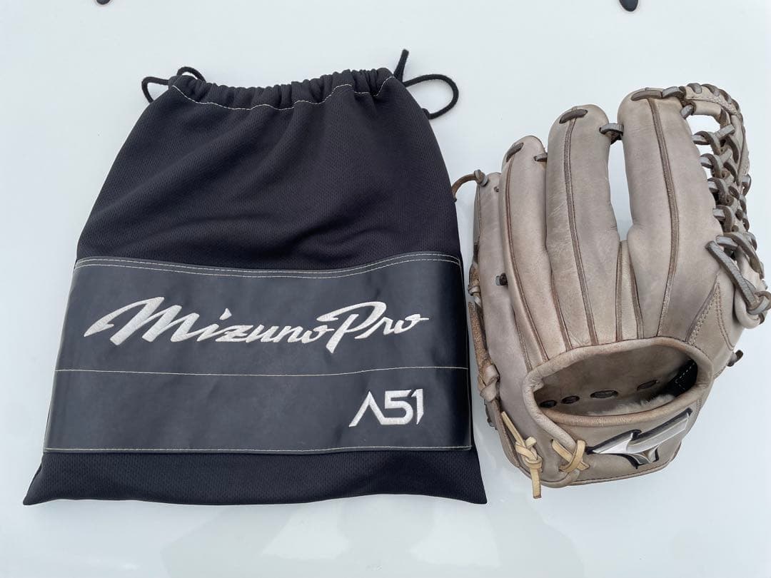 イ*ー様 MizunoPro A51 軟式グローブ 収納袋付き