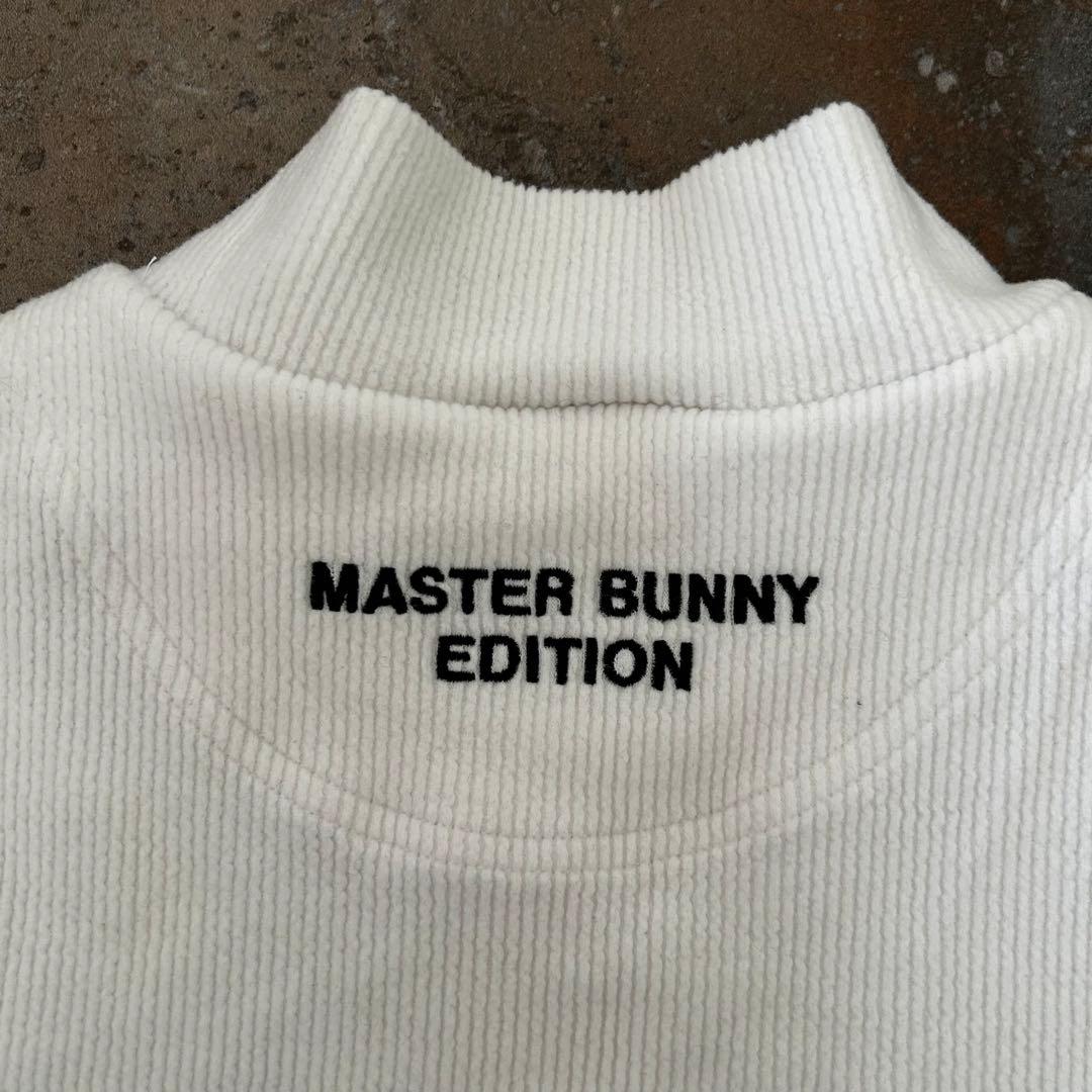 MASTER BUNNY EDITION 長袖　モックネック　フリル　ホワイト
