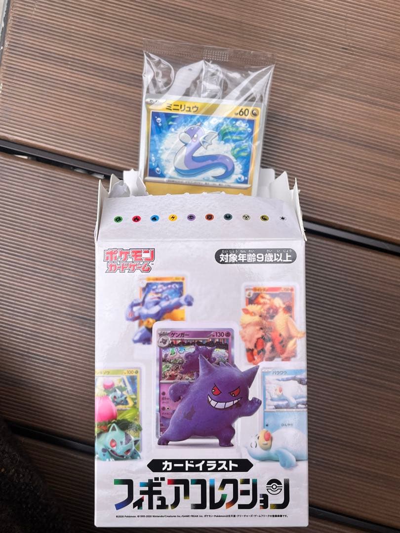 ポケモンカードゲーム カードイラストフィギュアコレクション　ミニリュウ