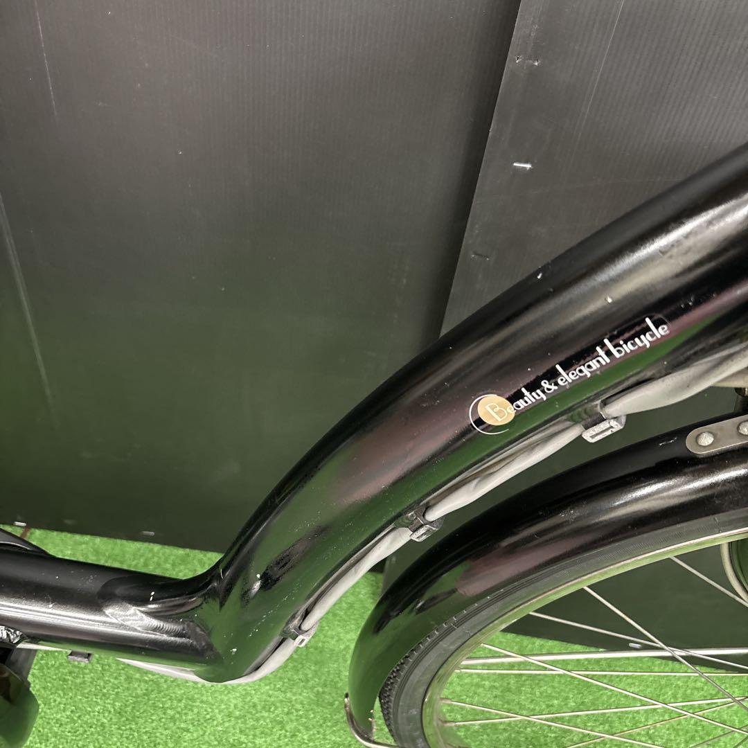 電動自転車 BS BEAUTE ブラック 3人乗り対応　48⚫️