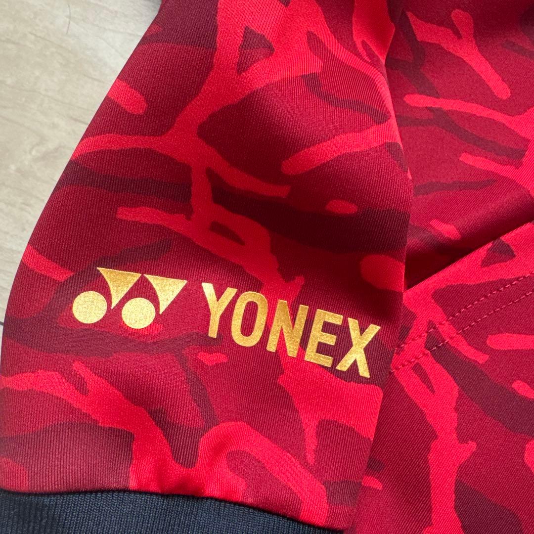 YONEX ヨネックス　カモフラージュ ジップアップウェア　リンダン　Mサイズ