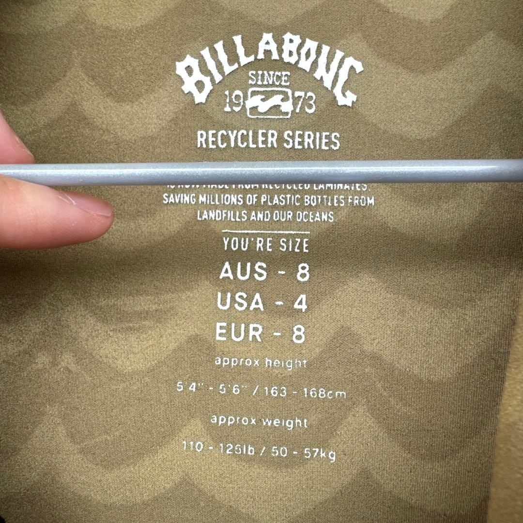 BILLABONG ショートジョン ホワイトベース