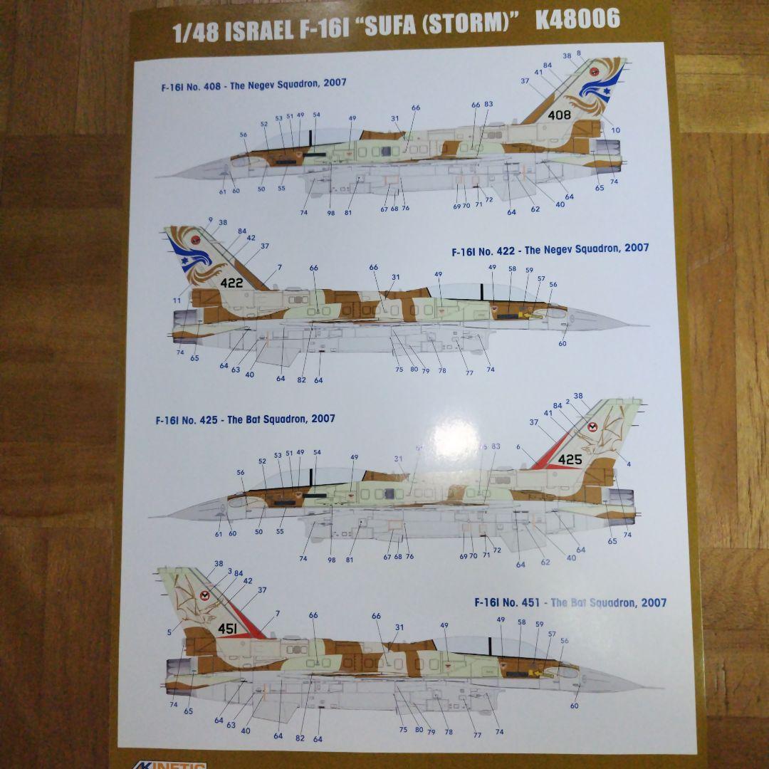 ❪訳有りオマケ付き❫キネティックKinetic F-16I SUFA 1/48