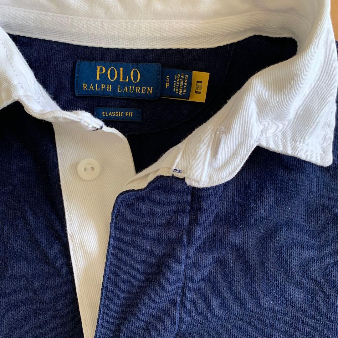 POLO RALPH LAUREN ネイビー ラガーシャツ S
