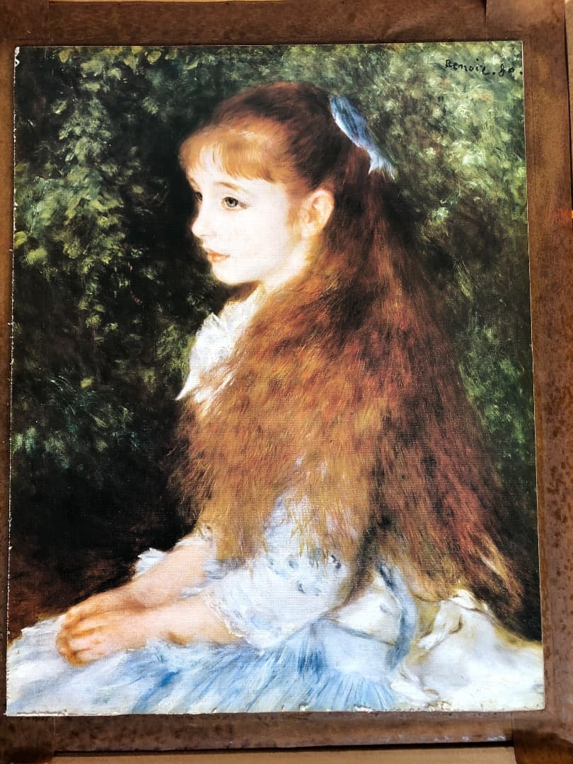【複製画】ルノアール　可愛いイレーネ　48cm×57cm