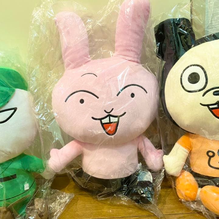 【BIG】アニマル連邦　お座り ぬいぐるみ　ウサルノフ ネズール ウシトル 大