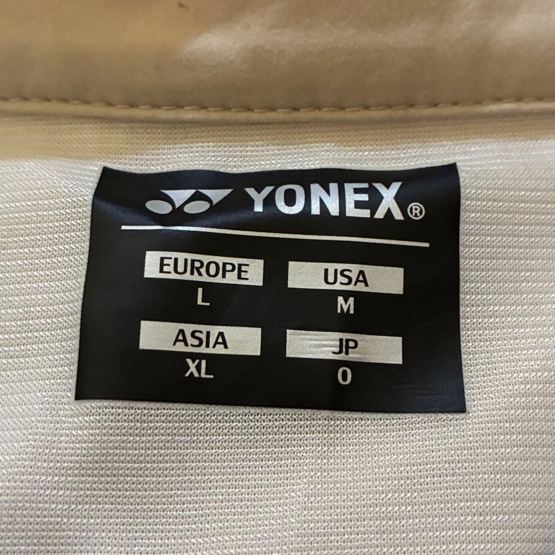 ヨネックス YONEX ウォームアップシャツ XLサイズ メンズ ベージュ