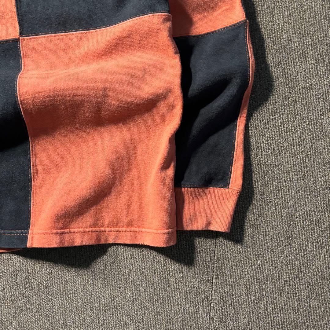 RUGBY RALPH LAUREN ボーダー ラガーシャツ レースアップ