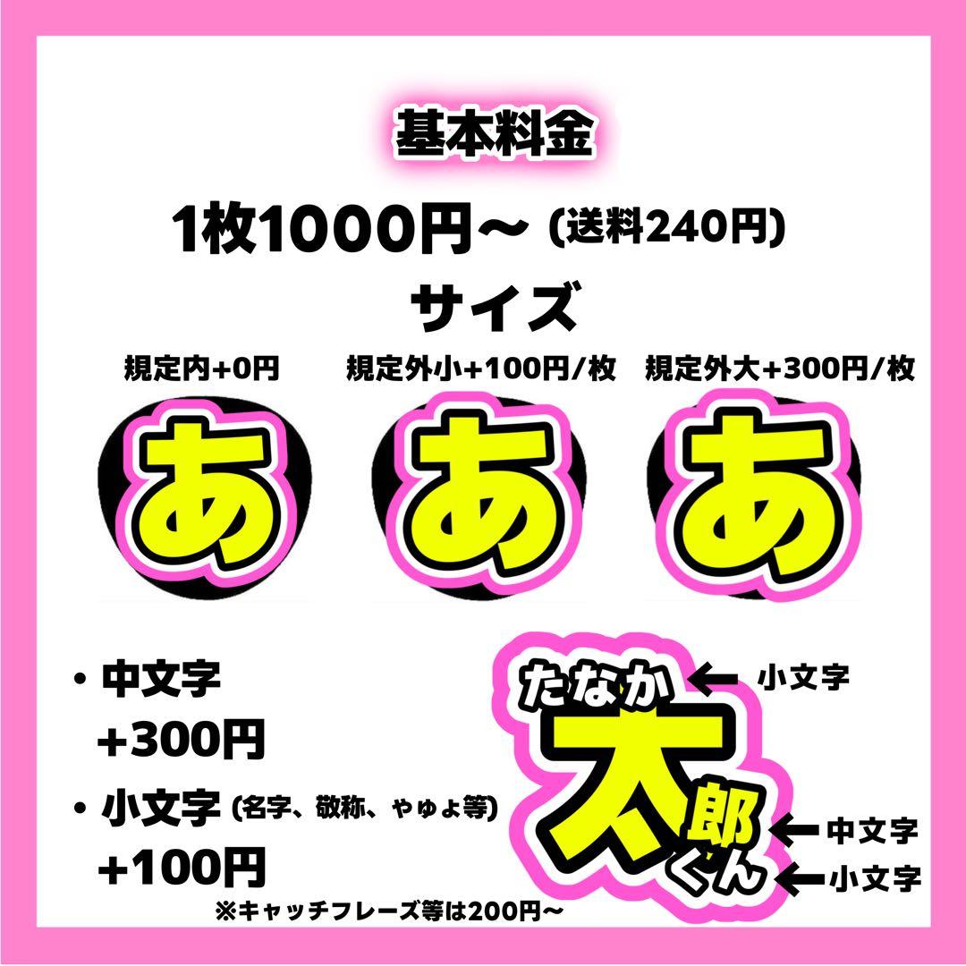 かんなページ うちわ文字 オーダー