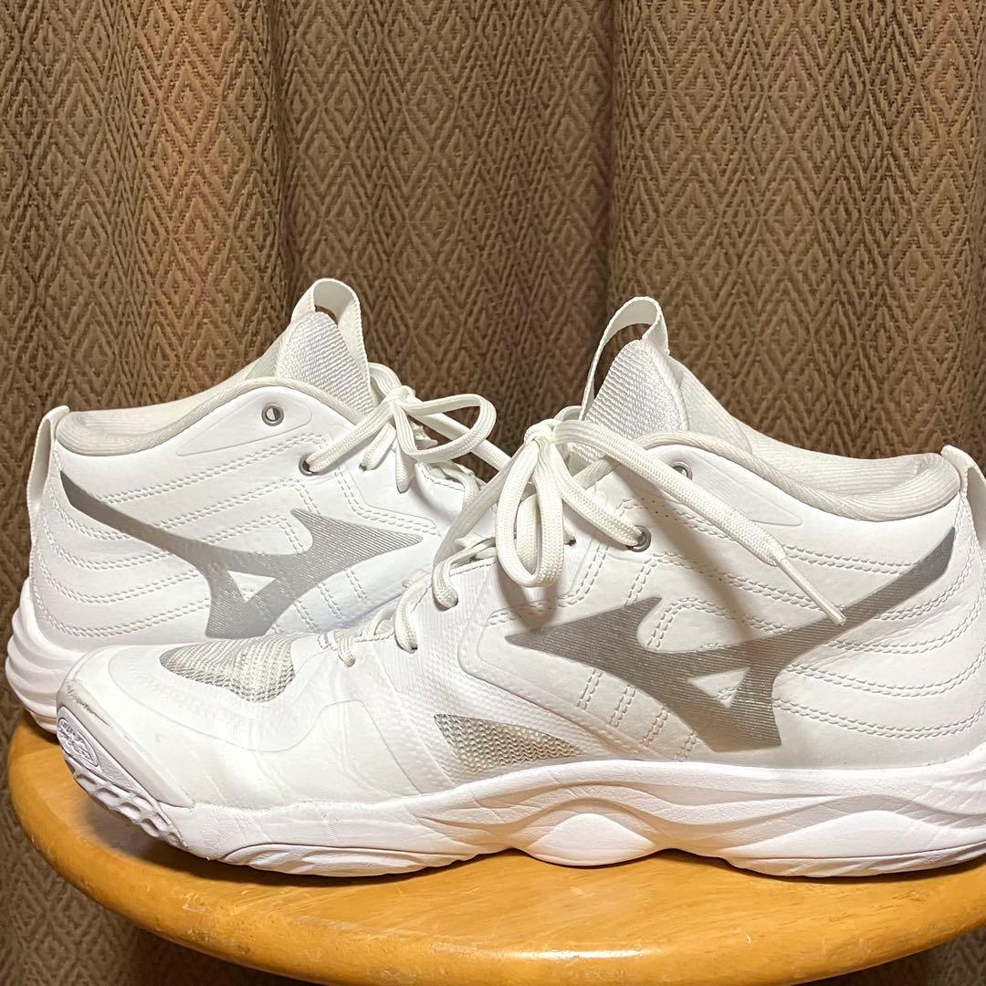 美品❗️MIZUNO ウエーブモーメンタム3 MID バレーボールシューズ25cm
