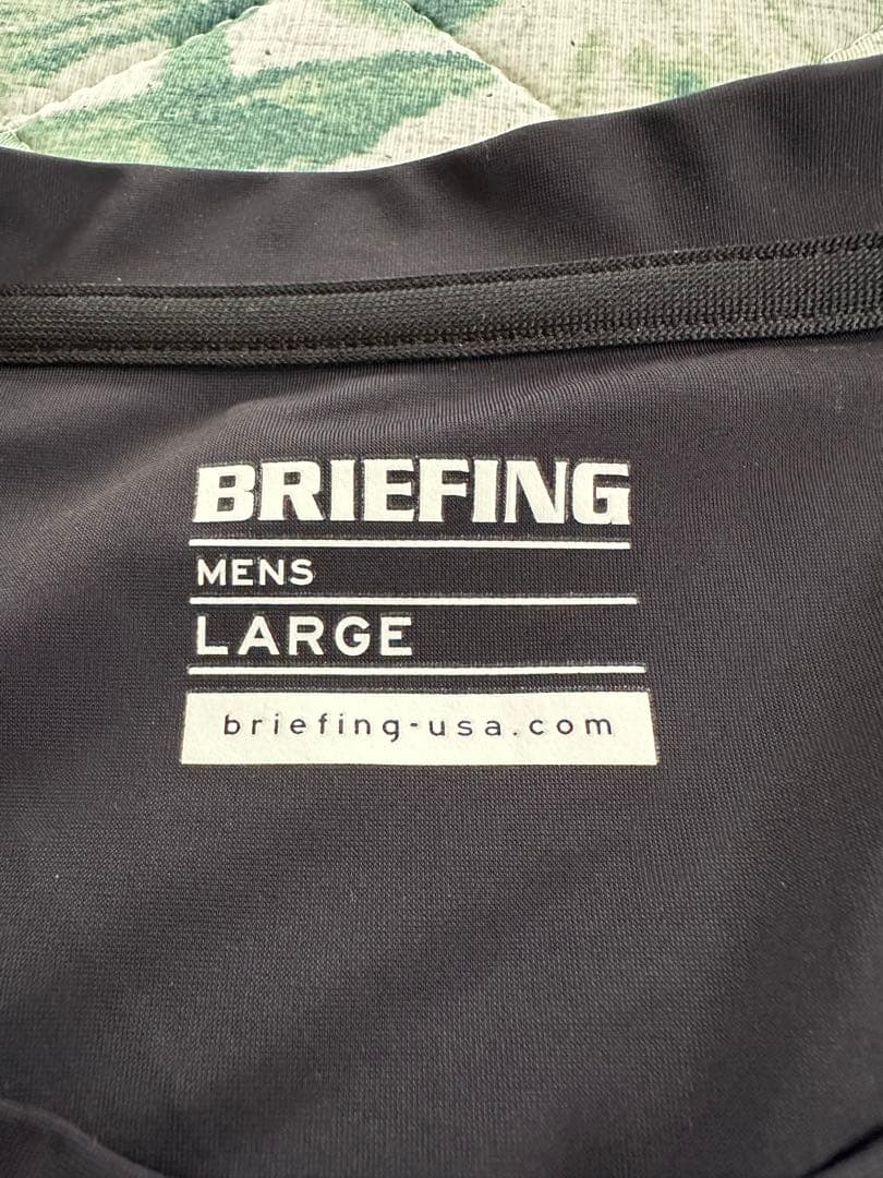 SALE！！BRIEFING☆リラックスフィットTシャツ ☆L☆ロゴ