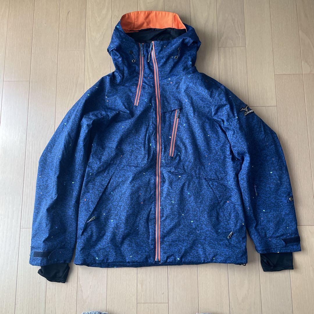 ミズノ MIZUNO スキーウェア 上下セット デモモデル 中古　サイズXL