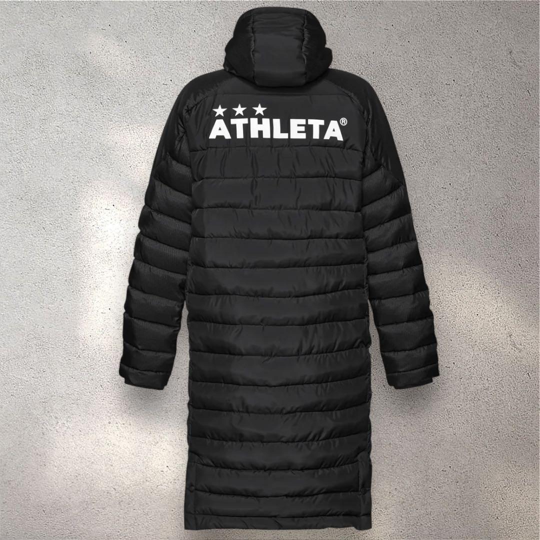 ATHLETA ベンチコート　M アスレタ　ブラック　定価19,800円