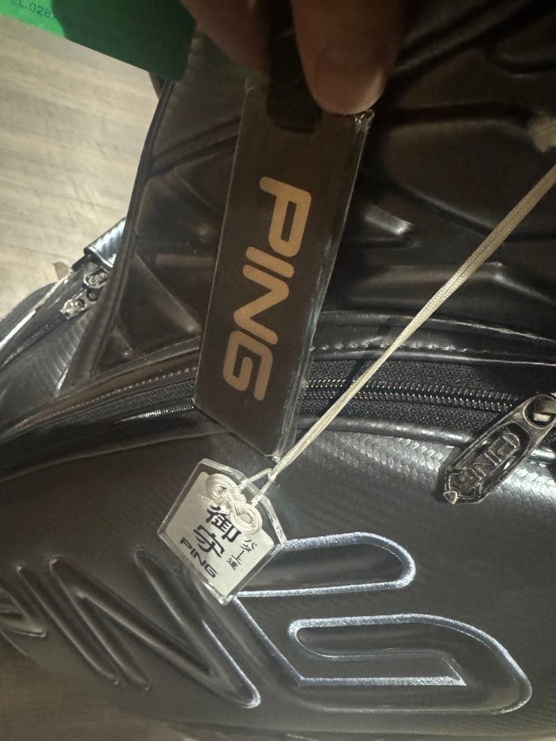 PING キャディバッグ　ゴルフバッグ グレー