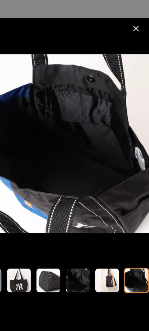 【未使用品】MLB ドジャース●バルーントートバッグ●ブラック