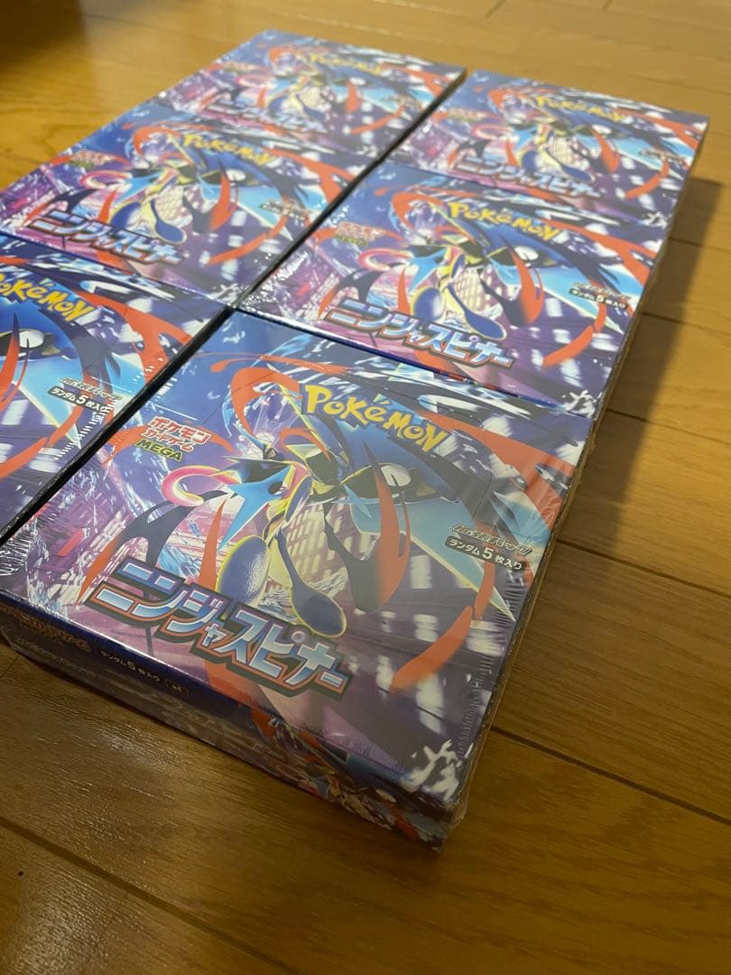 【新品♪シュリンク付♪】ポケモンカードMEGA　ニンジャスピナー　6BOX
