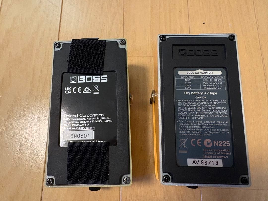 BOSS SD-1 & AC-3 エフェクターセット