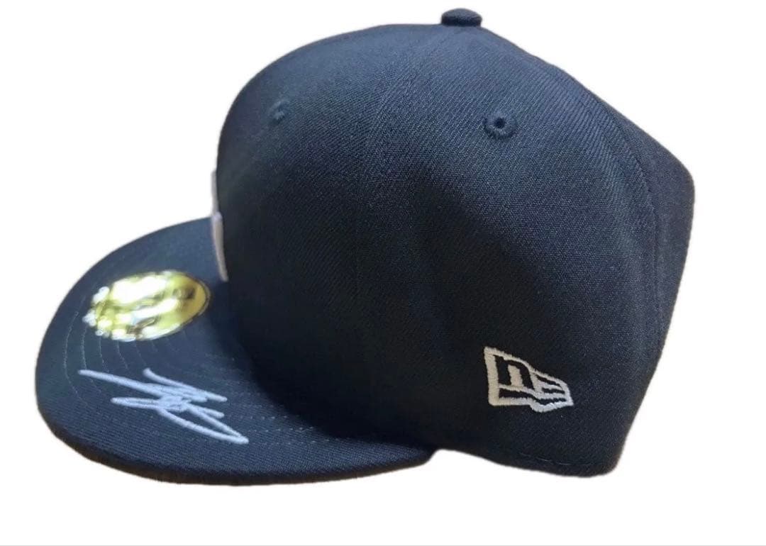 ニューエラ キャップ 大谷翔平 17 57.7センチ 抽選当選品 刺繍サイン入