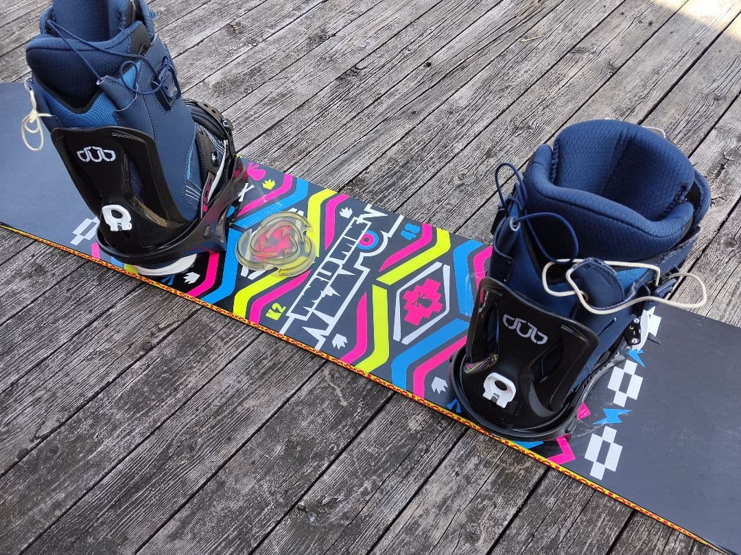 スノーボード3点セット K2 WWW 148 ビンディング 補修ブーツ 25.5