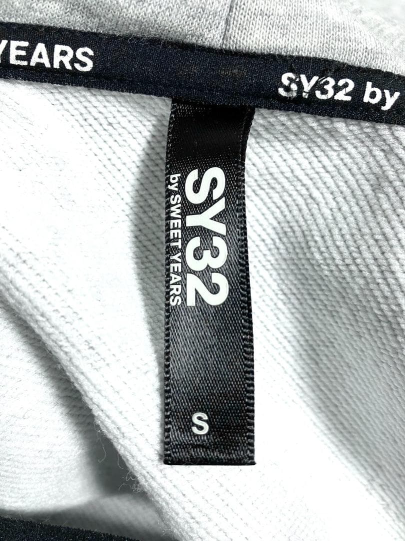 【早い者勝ち✨】SY32 メンズ フルジップパーカー S グレー系