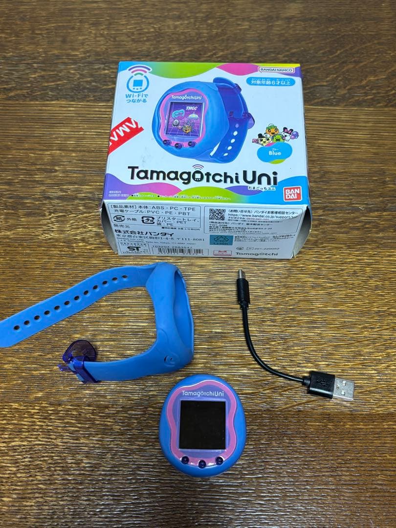 Tamagotchi Uni Blue/たまごっちユニ ブルー