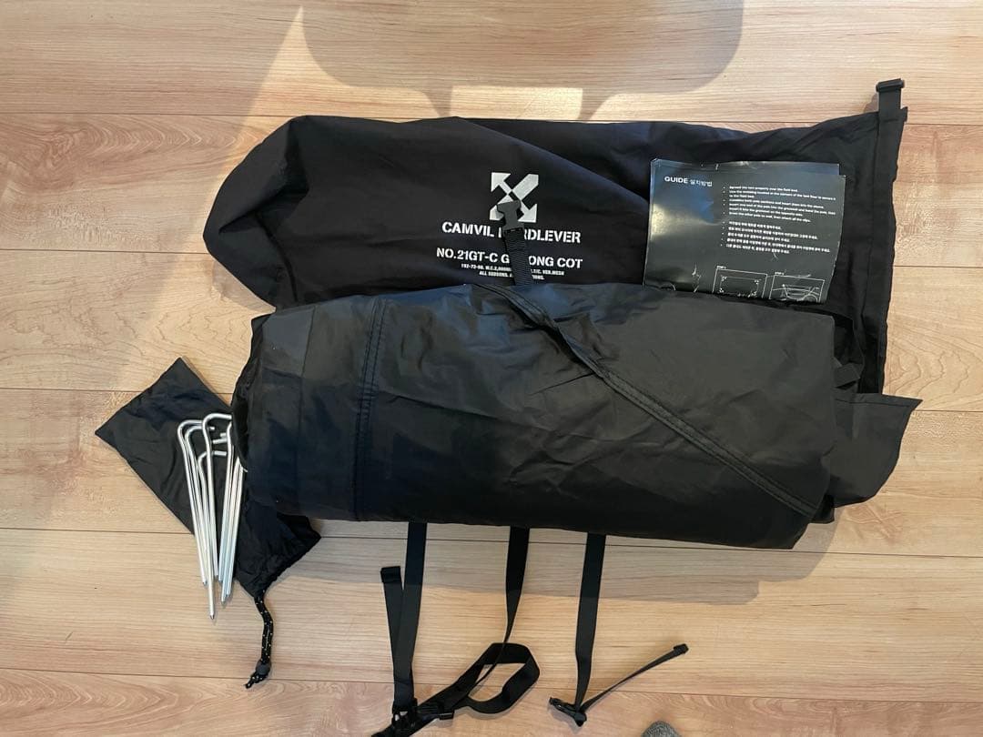 CAMVIL GODONG TC コットン　コットテント　防水アウター付き