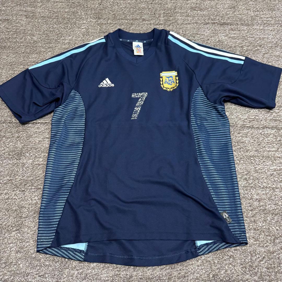 アディダス アルゼンチン代表 アウェイ ユニフォーム 2002 7 サビオラ